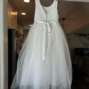 Flower girl/christening dress.